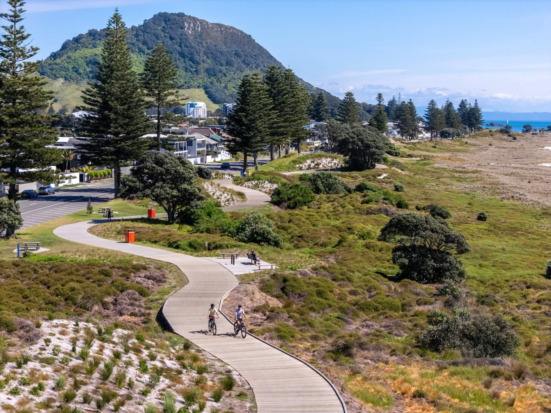 The Best Cycling Routes from Papamoa to the Mount