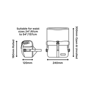 Restrap Utility Hip Pack Dimensions