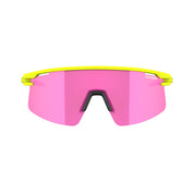 Tifosi Moab Lite Sunglasses Speed Yellow with Clarion Sunset Pink AC Red and Clear Lens
