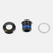 BLT SAMOX 2-PIECE CRANK, SELF-EXTRACTING CRANK BOLT & CAP, 8MM HEX HEAD, M18X1.0PX18.5MM, ALLOY (BL-A04)