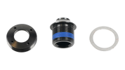 BLT SAMOX 2-PIECE CRANK, SELF-EXTRACTING CRANK BOLT & CAP, 8MM HEX HEAD, M18X1.0PX18.5MM, ALLOY (BL-A04)