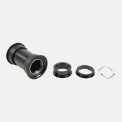 BBR SAMOX CRANK, PF30 BOTTOM-BRACKET, FOR 30MM CRO-MO SPINDLE, 73MM SHELL WIDTH, W/ SPINDLE SPACERS & WAVY WASHER (PF3011)