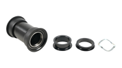 BBR SAMOX CRANK, PF30 BOTTOM-BRACKET, FOR 30MM CRO-MO SPINDLE, 73MM SHELL WIDTH, W/ SPINDLE SPACERS & WAVY WASHER (PF3011)