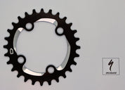 CHR STOUT CRANKS CHAINRNG, 28T, 10/11-SPD, 4-BOLT 76BCD, 1X RING, ALLOY