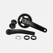 CRK STOUT, 175MM, CRANKSET, ALLOY, PF30 / 30MM ALY SPINDLE, 76BCD, 30T RING, 1X10-SPD, W/ BB