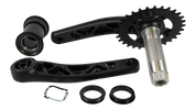 CRK STOUT, 175MM, CRANKSET, ALLOY, PF30 / 30MM ALY SPINDLE, 76BCD, 30T RING, 1X10-SPD, W/ BB