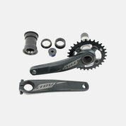 CRK STOUT, 175MM, CRANKSET, ALLOY, PF30 / 30MM CRO-MO SPINDLE, 76BCD, 30T RING, 1X10-SPD, W/ BB