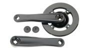 CRK KIDS, 152MM, L+R ARMS, ALLOY, SQUARE-TAPER, 30T RIVETED RING, 1X9-SPD, W/ BASH GUARD (NO BB)