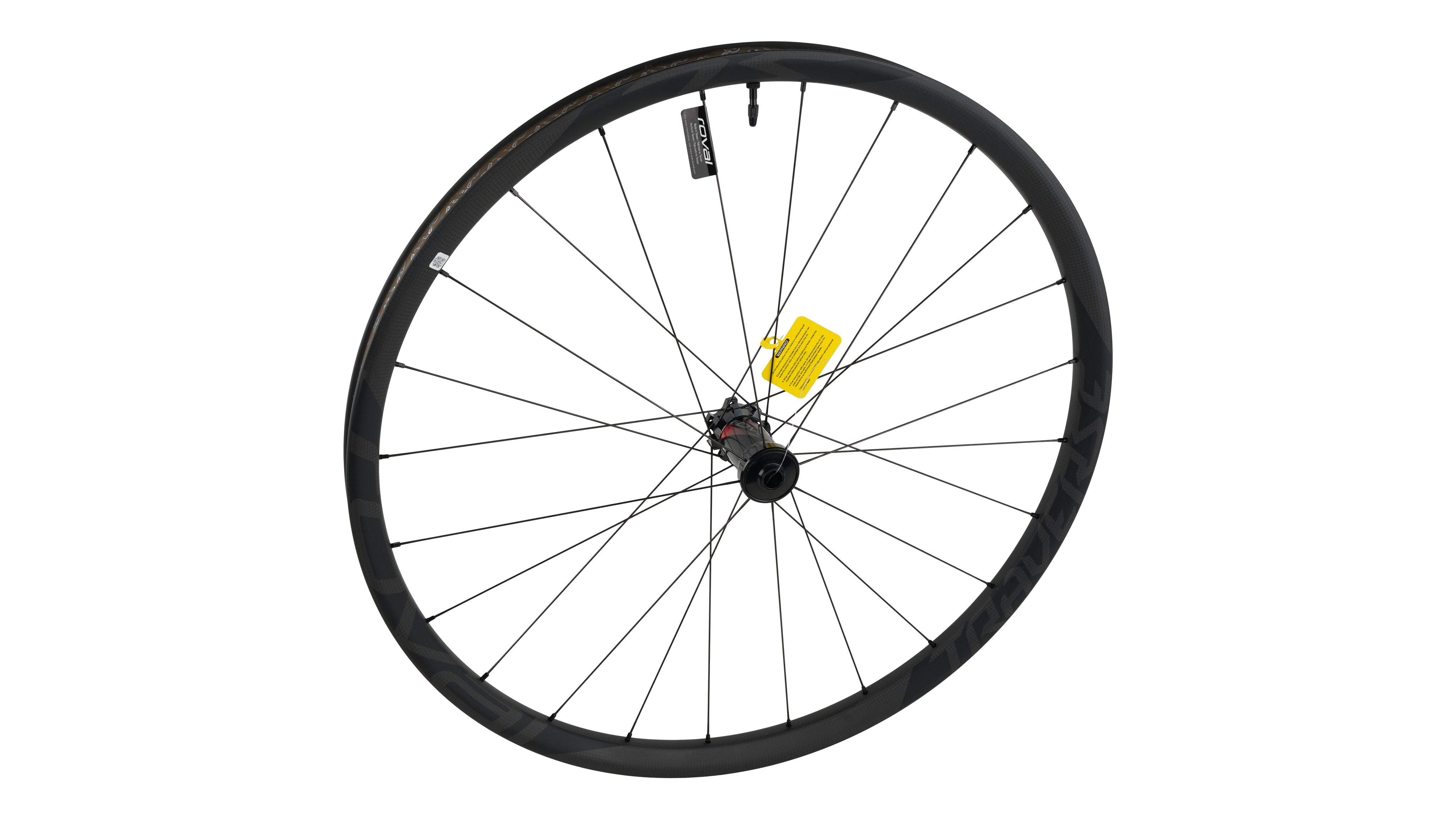 WHL MY16 TRAVERSE SL, 29, FRONT, CARBON, TA, 15X110MM, DISC, 6-BOLT, 24H (LFM07-110) - SATIN CARBON W/ BLACK DCL