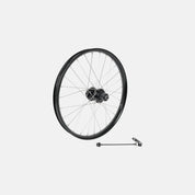 WHL KIDS 20"; REAR, ALLOY, QR 9X135MM, DISC, 6-BOLT, 28H, 7-SPD. FHB - BLACK