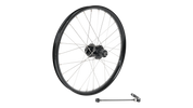WHL KIDS 20"; REAR, ALLOY, QR 9X135MM, DISC, 6-BOLT, 28H, 7-SPD. FHB - BLACK