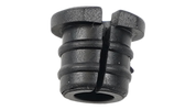 CBG GROMMET, CHAINSATY EXIT PORT, SPLIT RUBBER GROMMET FOR 4MM SHIFT HOUSING - FLAT TOP, 7MM OD X 4MM ID