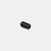 FND SUB, PLUG N PLAY SET SCREW, M4X6MM LENGTH, FOR 2MM HEX KEY, KNURLED END, W/O LOCTITE