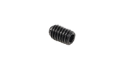 FND SUB, PLUG N PLAY SET SCREW, M4X6MM LENGTH, FOR 2MM HEX KEY, KNURLED END, W/O LOCTITE