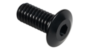BLT PLUG SCREW FOR THREADED FRAME INSERTS, 2MM HEX HEAD, M4X0.7PX9MM, ALLOY, BLACK (1 PCS)
