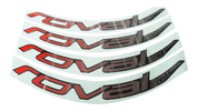 DCL MY18 ROVAL CONTROL SL 29, 8 DECALS FOR ONE WHEELSET - ROCKET RED