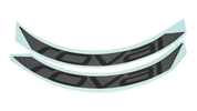 DCL MY18 ROVAL TRAVERSE CARBON 650B, 2 DECALS FOR ONE WHEEL, BLACK