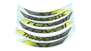 DCL MY18 ROVAL TRAVERSE SL 650B, 6 DECALS FOR ONE WHEEL - HYPER