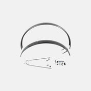 FND MY17 VADO/COMO (GEN.1), FRONT & REAR FENDER SET, 700C, ALLOY, 58MM WIDTH, FOR INTEGRATED REAR RACK LIGHT