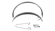 FND MY17 VADO/COMO (GEN.1), FRONT & REAR FENDER SET, 700C, ALLOY, 58MM WIDTH, FOR INTEGRATED REAR RACK LIGHT