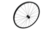 WHL DT-R470, 700C, FRONT, ALLOY, TA, 12X100MM, DISC, CENTERLOCK, 24H - BLACK W/ CHARCOAL DCL