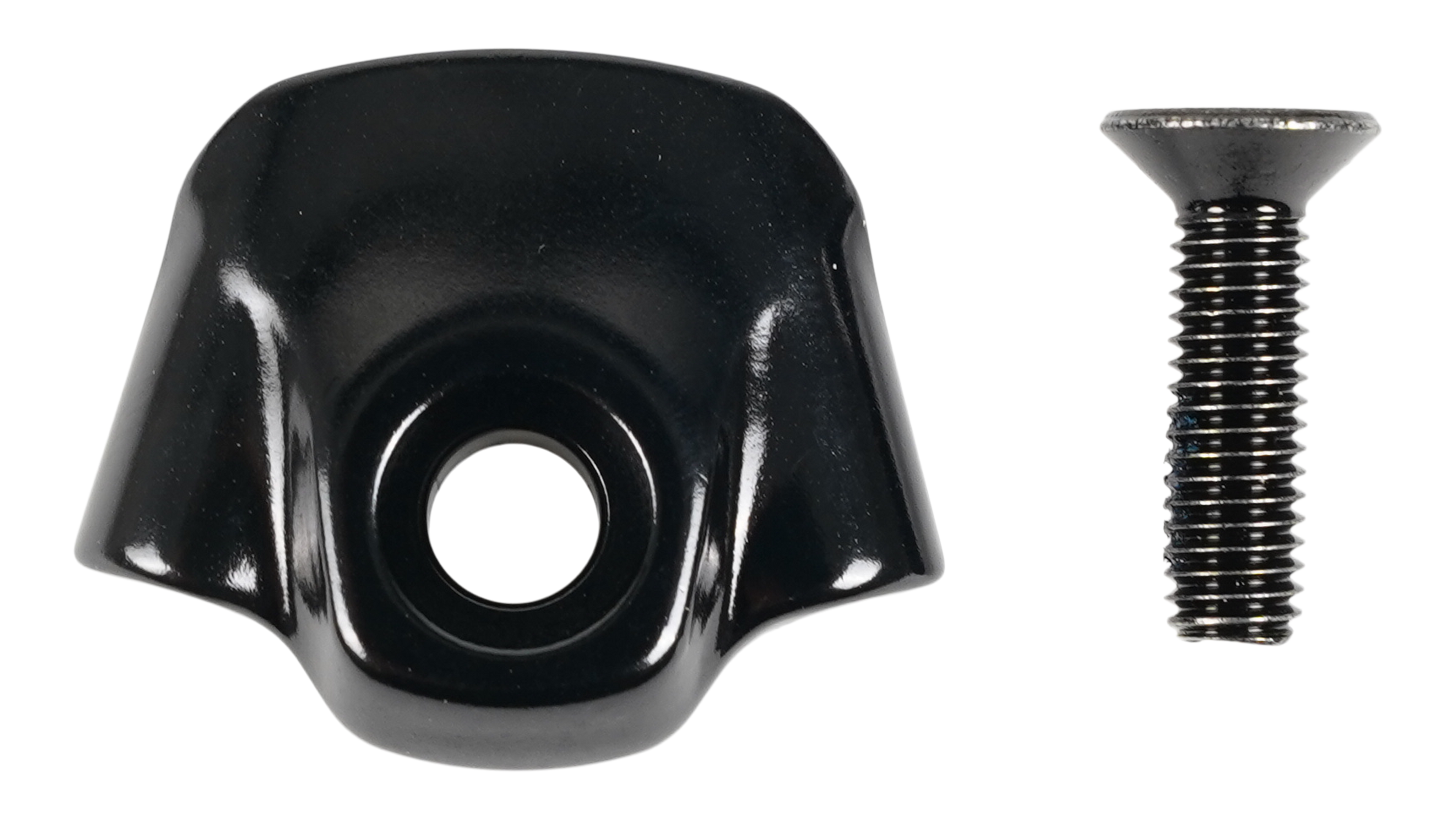 CBG HOOD SCOOP, MY18-20 EPIC, ALLOY FRAME, DOWNTUBE EXIT PORT COVER, 4MM SHIFT / 5MM BRAKE, W/ BOLT