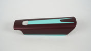 ELE COVER, VADO/COMO (GEN.1), BATTERY COVER - SATIN MAROON / SATIN LIGHT TURQUOISE DECAL