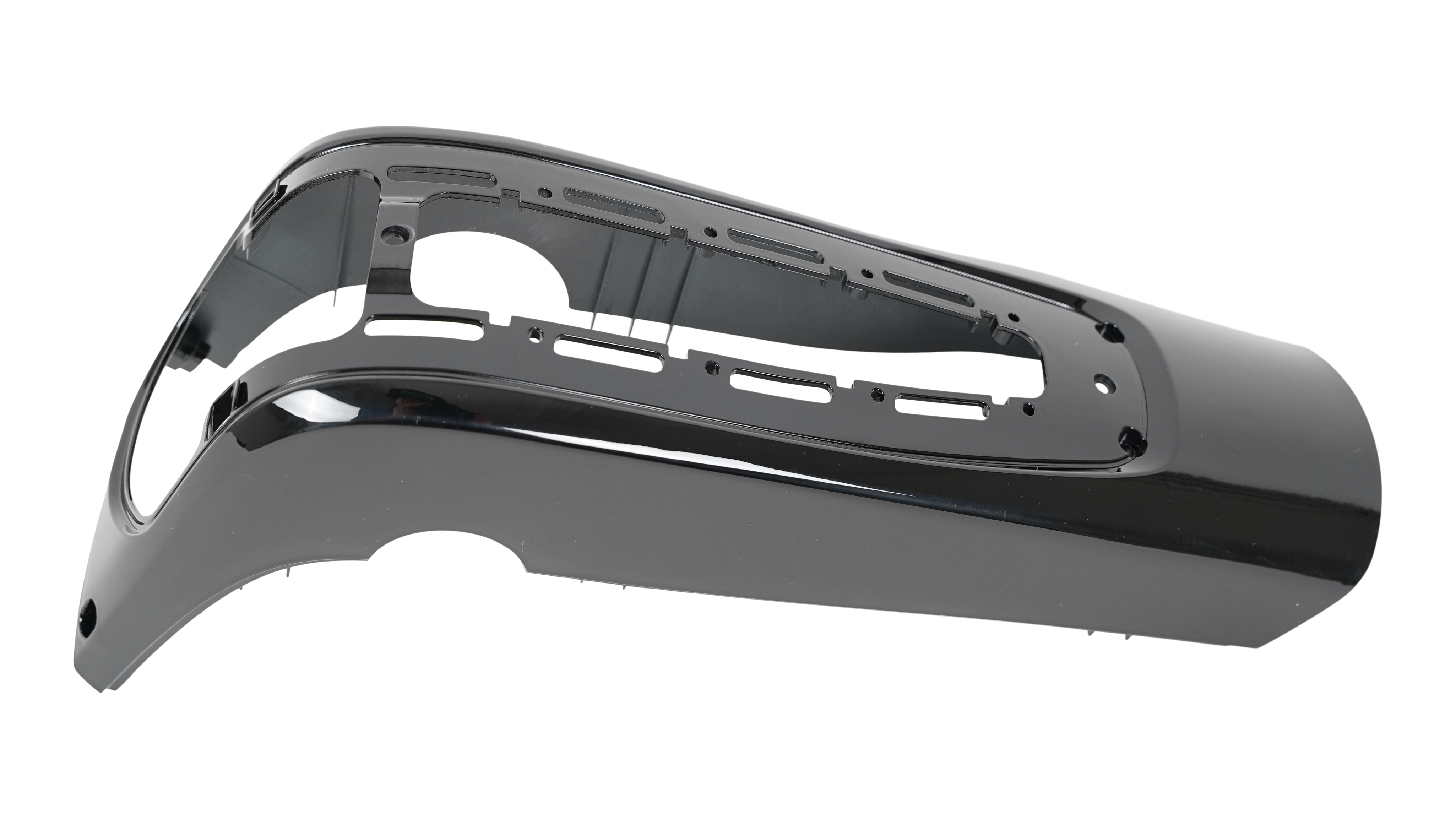 ELE COVER, VADO/COMO (GEN.1), BOTTOM MOTOR COVER - GLOSS BLACK