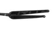 FRK MY18 CRUX, 700C, TA, CARBON, 12X100MM, DISC, 50MM OFFSET, 350MM ST - GLS CRBN W/ MET WHT SIL DCL