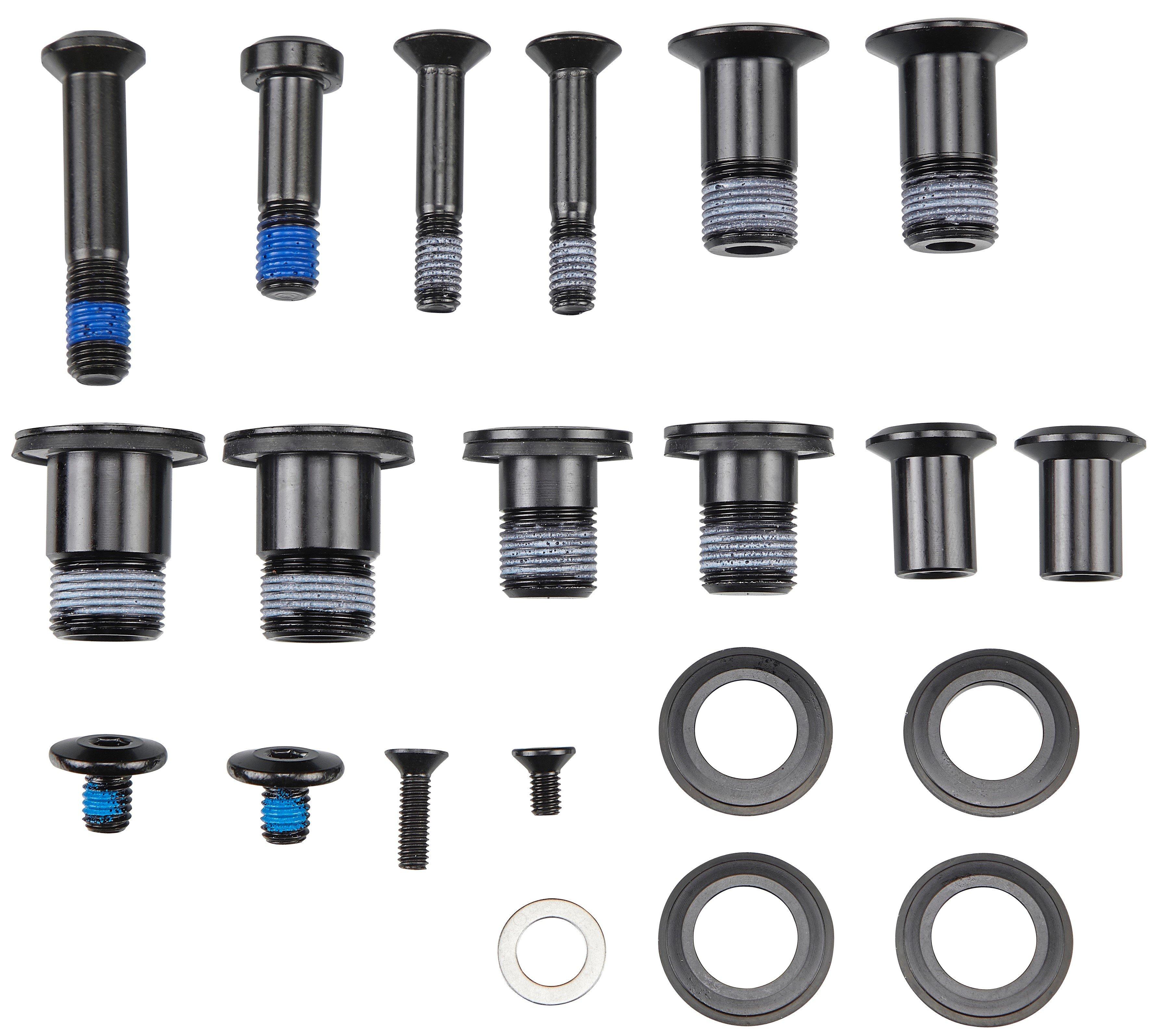 BLT KIT, MY21 SJ, ALLOY FRAME, SUSPENSION PIVOT BOLT KIT (W/ PIVOT SPACERS)