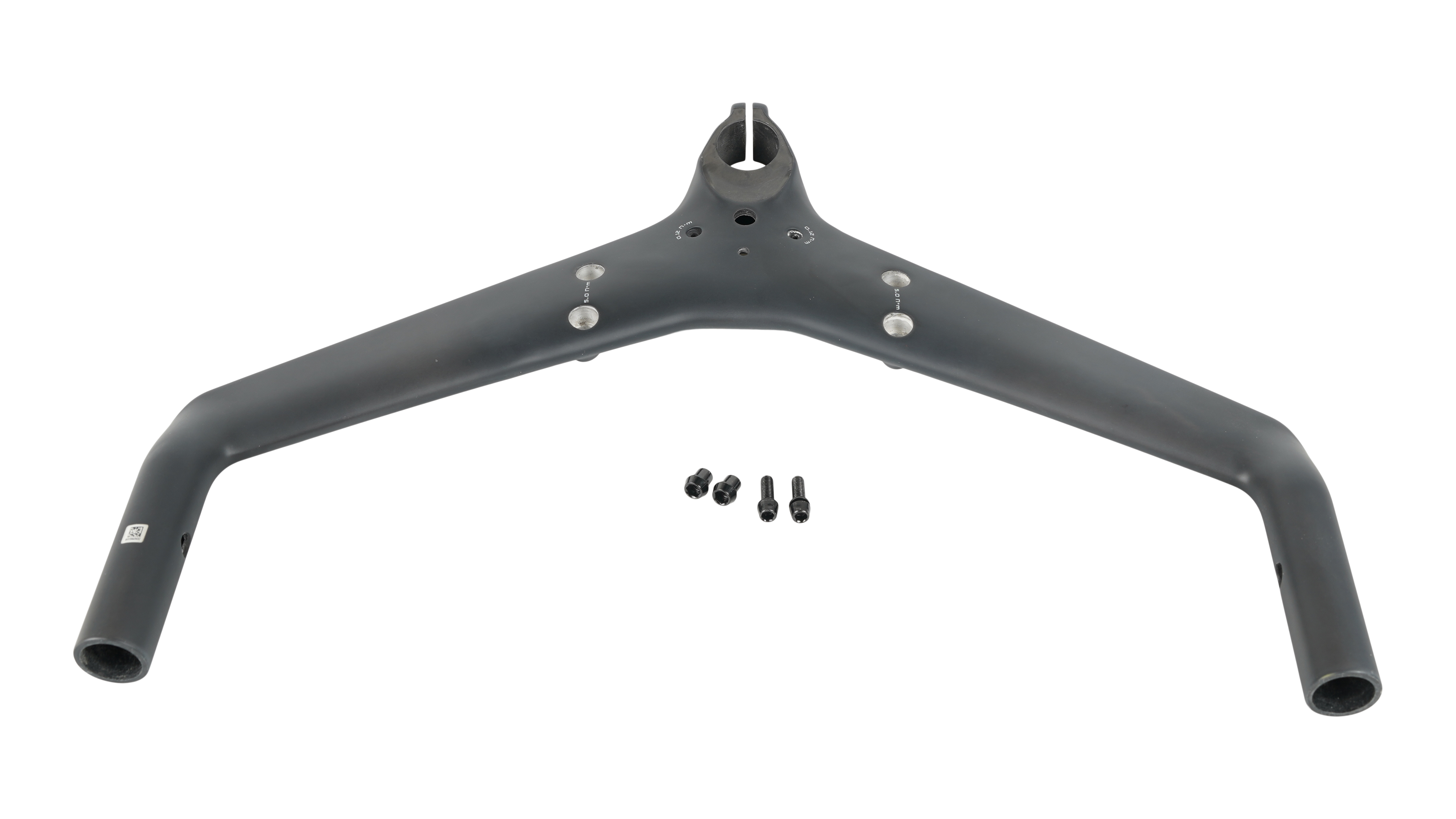 BAR SHIV TT DISC, BASE BAR & INTEGRATED STEM, 400MM WIDTH, CARBON, FOR 25.4MM STEERER, W/ STEM BOLTS AND NUTS