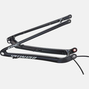 CHS MY21 EPIC, REAR STAY ASSEMBLY, 29, CARBON, 12X148MM - CARBON / GLOSS BLACK / WHITE