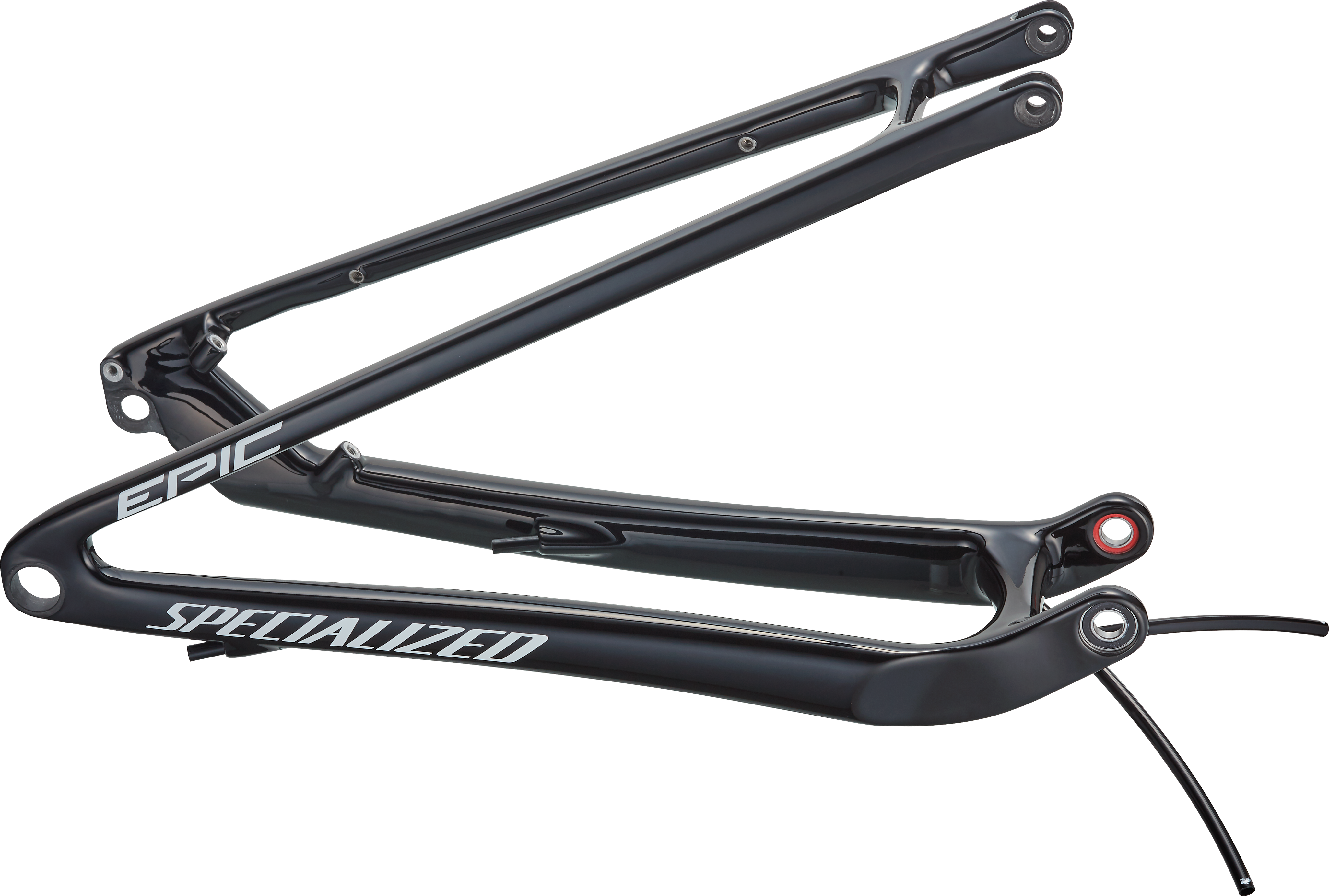 CHS MY21 EPIC, REAR STAY ASSEMBLY, 29, CARBON, 12X148MM - CARBON / GLOSS BLACK / WHITE