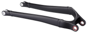 CHS MY21 SJ / SJ EVO, ALLOY FRAME, ALLOY CHAINSTAY, 12X148MM - SATIN BLACK / SMOKE