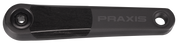 CRK TURBO, BROSE ISIS SPLINE (G2), 165MM, NON-DRIVE SIDE ARM, ALLOY, PRAXIS
