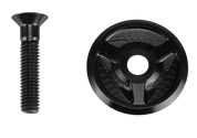HDS SUB, ROAD 1-1/8" TOP CAP W/ ALLOY BOLT (SPL-134920-BK)