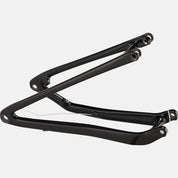 CHS MY21 SJ, CARBON FRAME, REAR STAY ASSEMBLY, 12X148MM, CARBON, 432MM FOR S1-S4 - GLOSS BLACK/WHITE