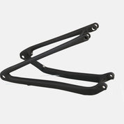CHS MY21 SJ, CARBON FRAME, REAR STAY ASSEMBLY, 12X148MM, CARBON, 432MM FOR S1-S4 - SATIN BLACK/WHITE