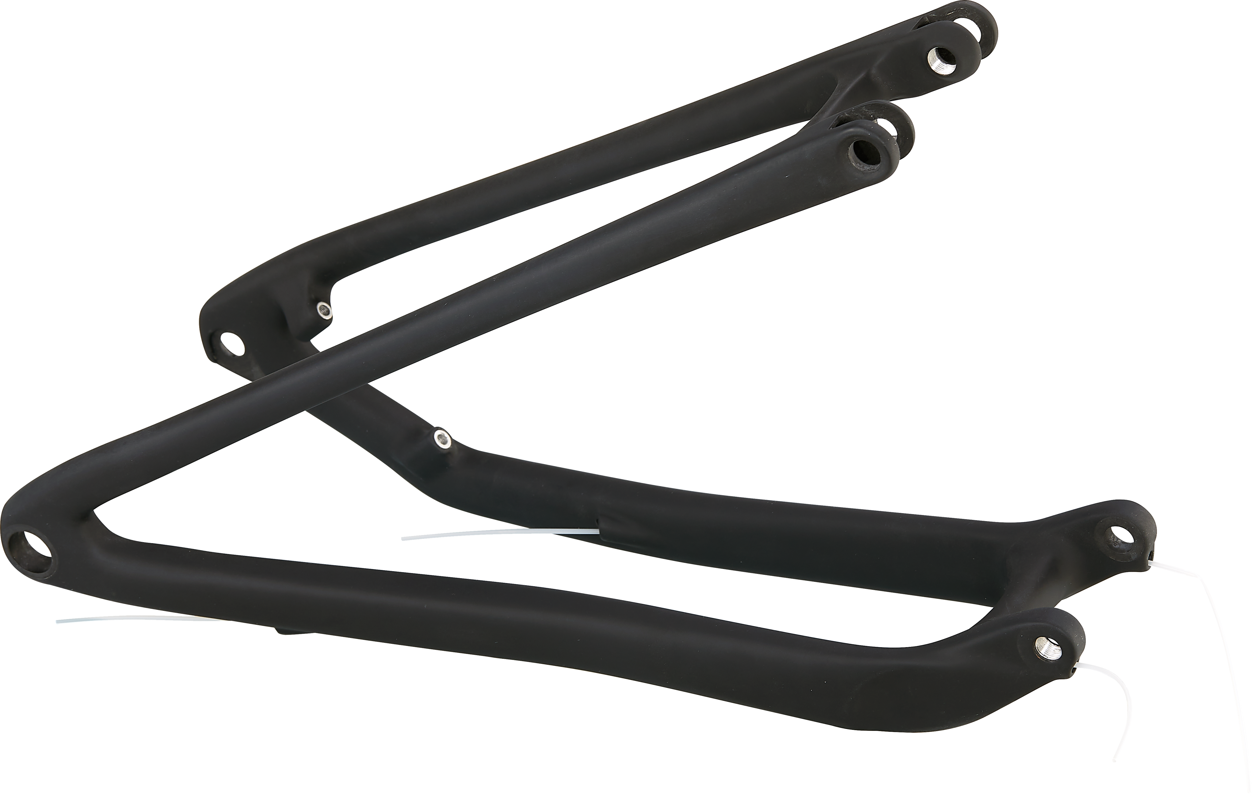 CHS MY21 SJ, CARBON FRAME, REAR STAY ASSEMBLY, 12X148MM, CARBON, 432MM FOR S1-S4 - SATIN BLACK/WHITE