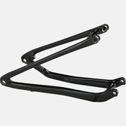 CHS MY21 SJ, CARBON FRAME, REAR STAY ASSEMBLY, 12X148MM, CARBON, 442MM FOR S5-S6 - GLOSS BLACK/WHITE