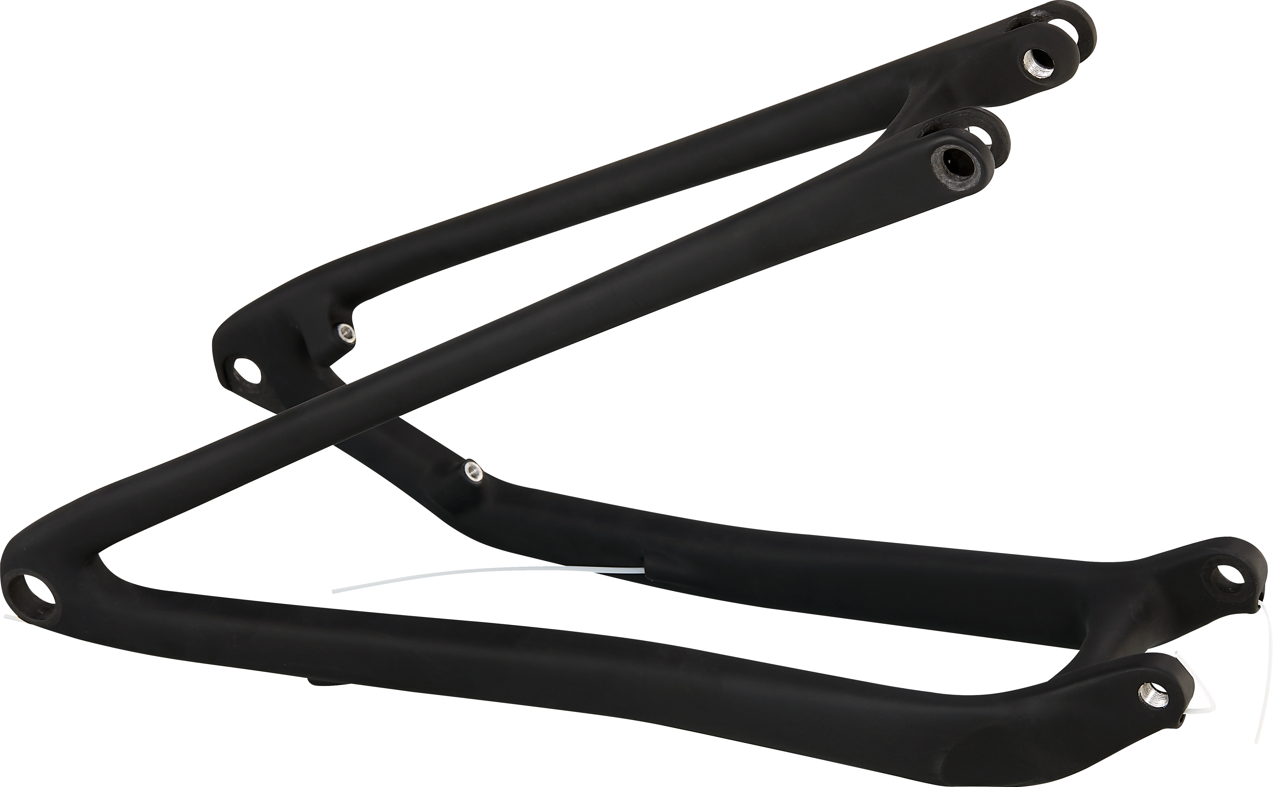 CHS MY21 SJ, CARBON FRAME, REAR STAY ASSEMBLY, 12X148MM, CARBON, 442MM FOR S5-S6 - SATIN BLACK/WHITE