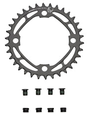 CHR TURBO, 34T, EAGLE 12-SPD, 104BCD, 1X RING, STEEL, W/ CHAINRING BOLTS, SRAM (00.6218.011.006)