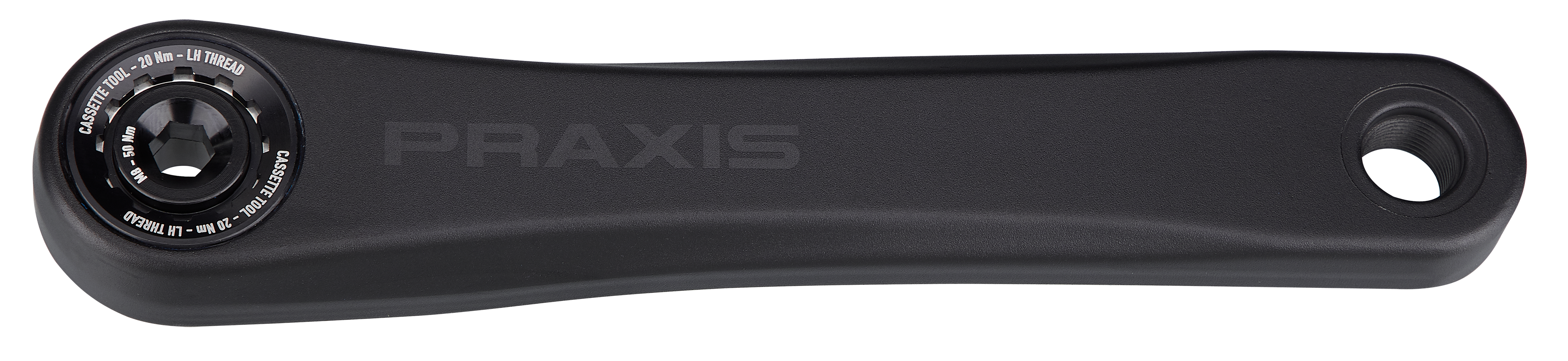 CRK TURBO, SL 1.1, ROAD/ACTIVE, 175MM, DRIVE-SIDE ARM, ALLOY, PRAXIS