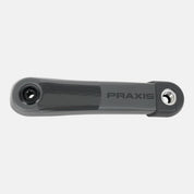CRK TURBO, BROSE ISIS SPLINE (G2), 165MM, NON-DRIVE SIDE ARM, CARBON (NEW VERSION), PRAXIS