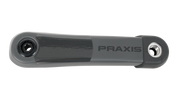 CRK TURBO, BROSE ISIS SPLINE (G2), 165MM, NON-DRIVE SIDE ARM, CARBON (NEW VERSION), PRAXIS