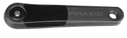 CRK TURBO, BROSE ISIS SPLINE (G2), 160MM, DRIVE-SIDE ARM, ALLOY, PRAXIS