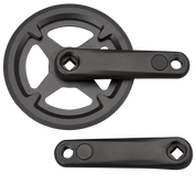CRK KIDS, 105/125MM, L+R ARMS, ALLOY, SQUARE-TAPER, 34T RIVETED RING, 1X8-SPD, W/ CHAINRING GUARD (NO BB)