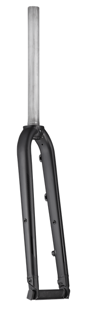 FRK MY20 SIRRUS, 700C, QR, STEEL, 9X100MM, DISC, 51MM OFFSET, 1-1/8" STRAIGHT STEERER - SATIN CAST BLK