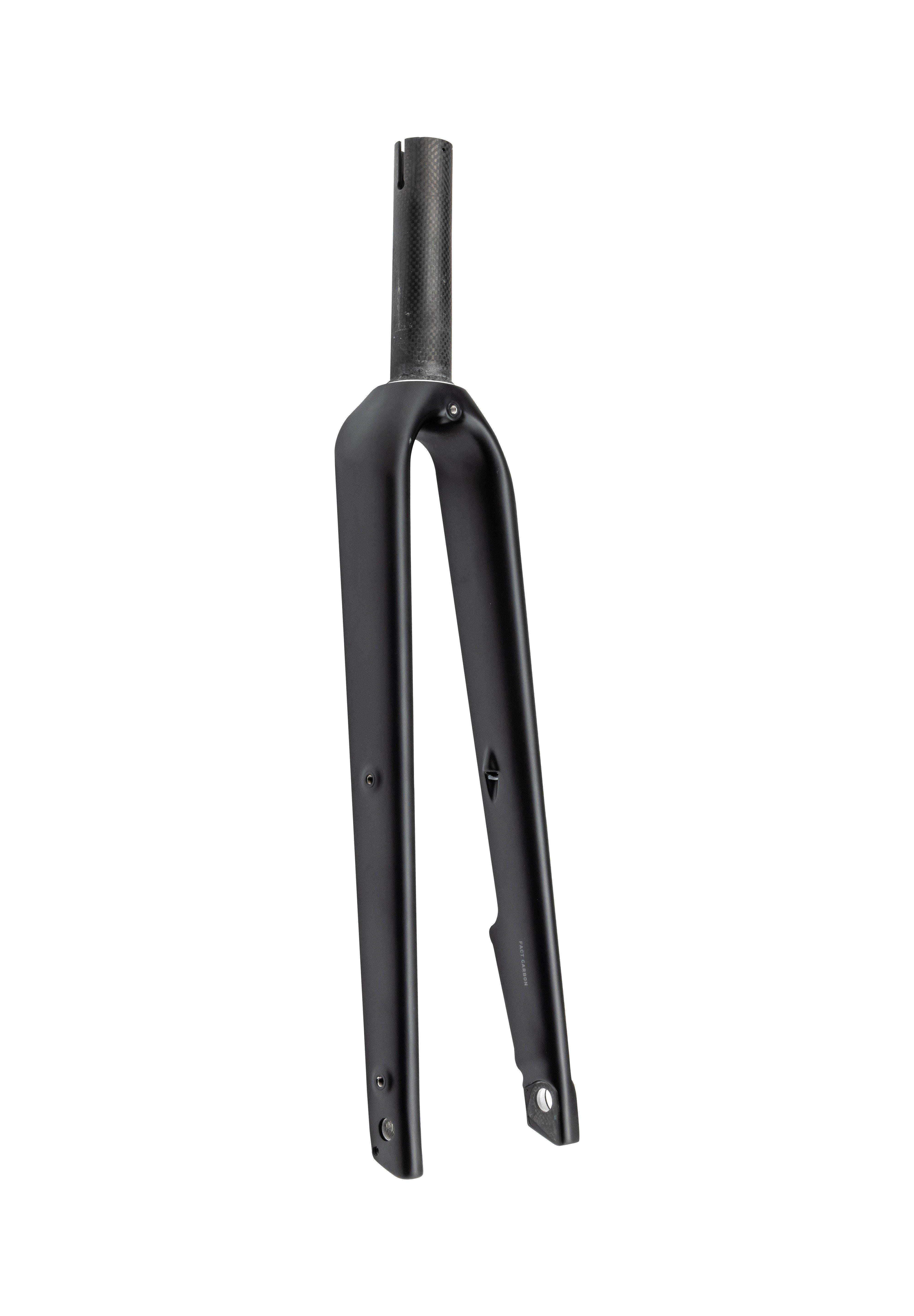 FRK MY22 FUTURE SHOCK (G1.1), 700C, TA, CARBON, 12X100MM, DISC, 51MM OFFSET, 143MM ST - SATIN BLACK