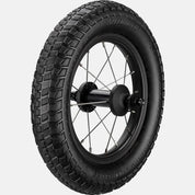 WHL KIDS HOTWALK 12"; FRONT OR REAR, ALLOY, BOLT-ON, 16H, W/ 12X2.3" RHYTHM LITE AIRLESS TIRE MOUNTED